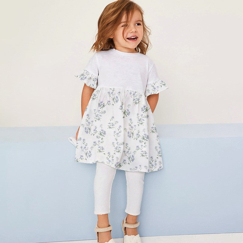 Toddlers & Kids Floral Ruffle Dress