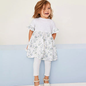Toddlers & Kids Floral Ruffle Dress