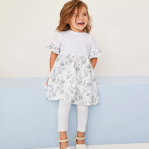 Toddlers & Kids Floral Ruffle Dress