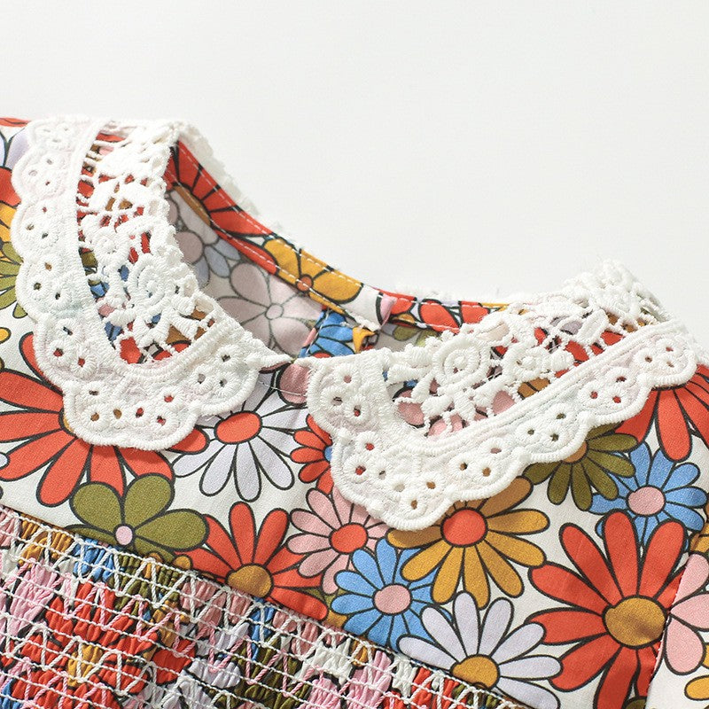 Toddlers & Kids Vintage Style Floral Dress