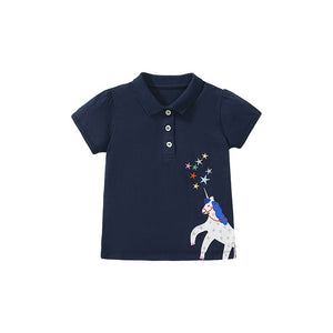 Toddlers & Kids Unicorn Polo Shirt