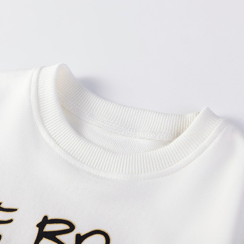 Toddlers & Kids "Be Brave" Sweatshirt Dress
