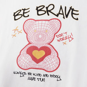 Toddlers & Kids "Be Brave" Sweatshirt Dress