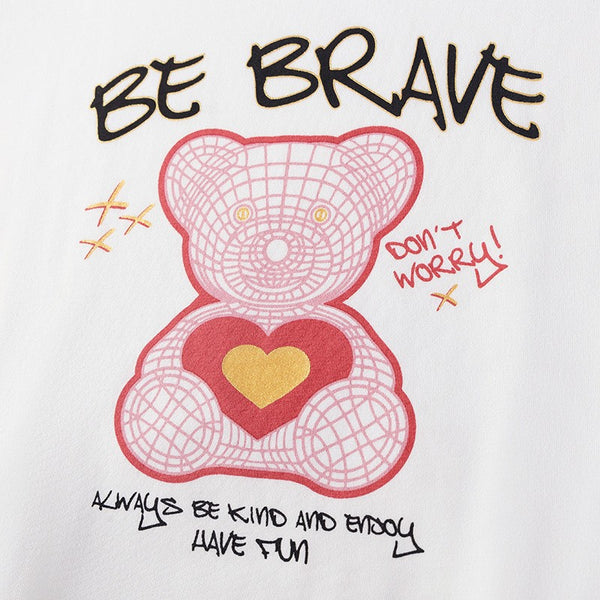 Toddlers & Kids "Be Brave" Sweatshirt Dress