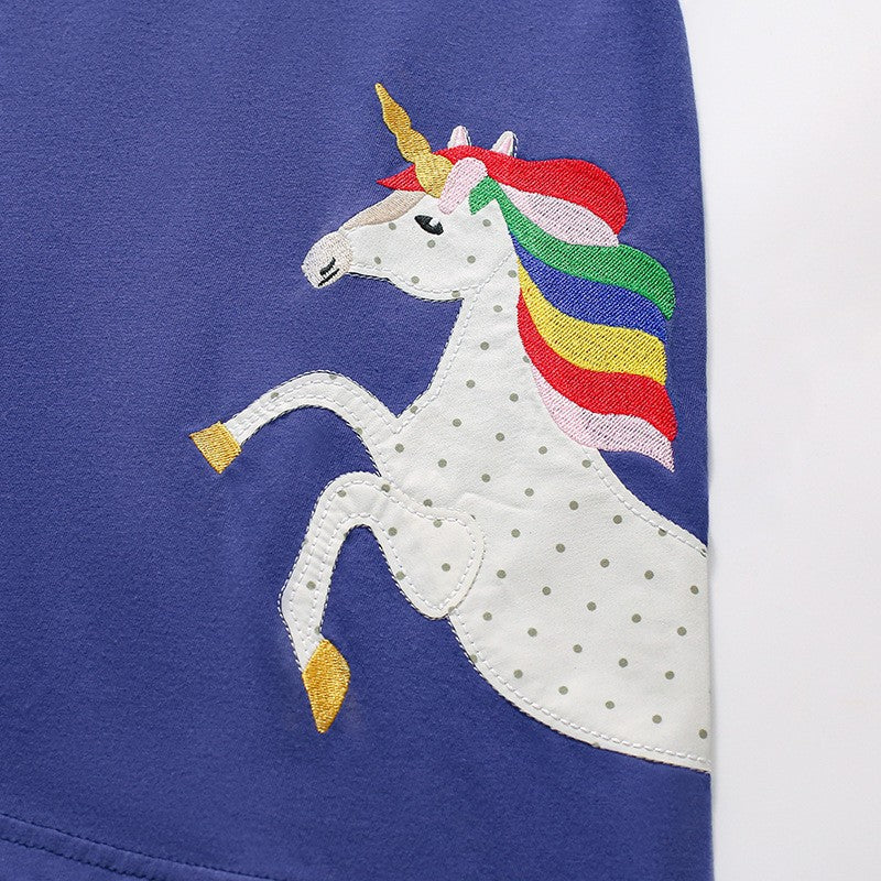 Blue Magical Unicorn Dress