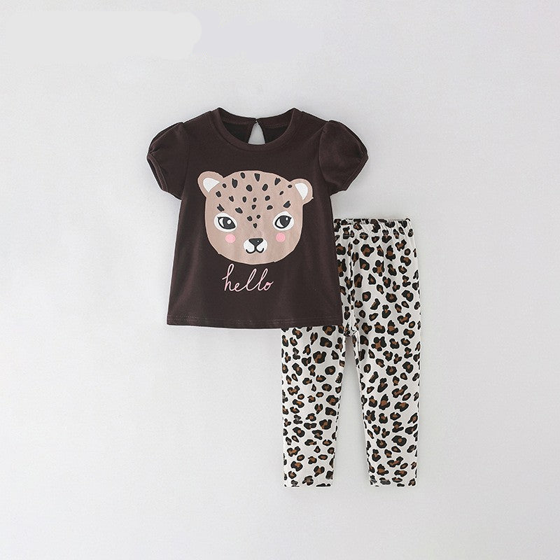 Toddlers & Kids Leopard Print Outfit for Girls