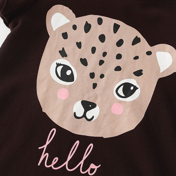 Toddlers & Kids Leopard Print Outfit for Girls
