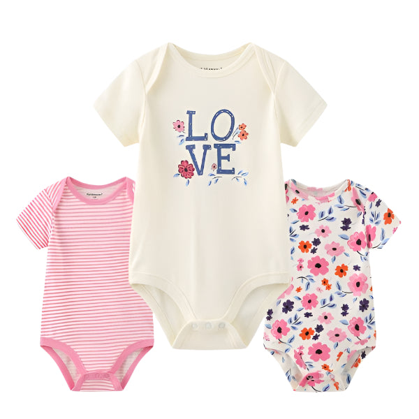 "Arabella" Baby Bodysuit 3-Pack Set