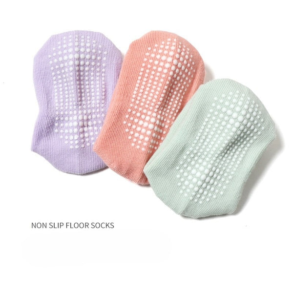 "Riley" Anti-Slip Baby, Toddler & Children's Socks - 6- Pack