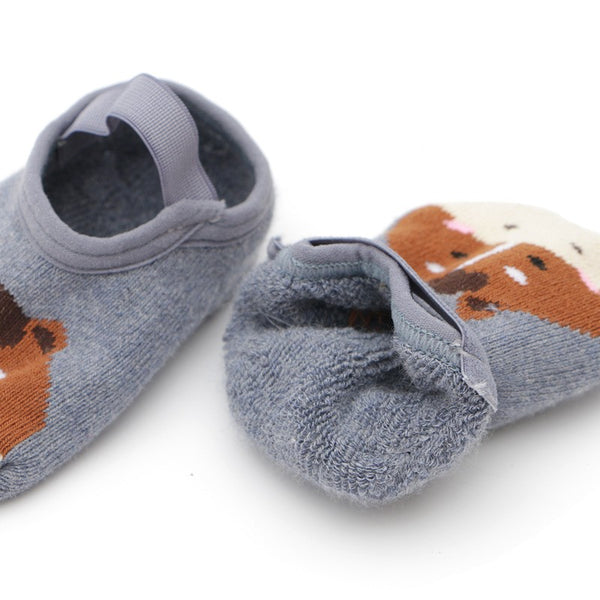 Adorable Animal Face Non-Slip Baby & Toddler Sock Shoes