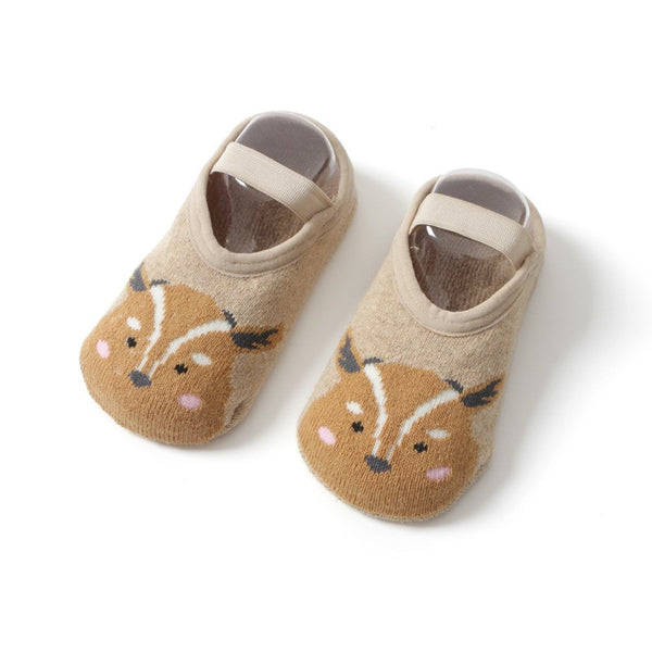 Adorable Animal Face Non-Slip Baby & Toddler Sock Shoes