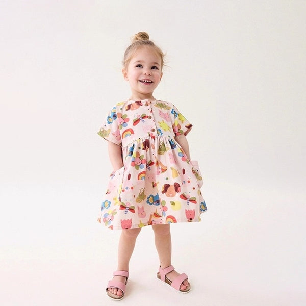 Toddlers & Kids Magical World Print Dress