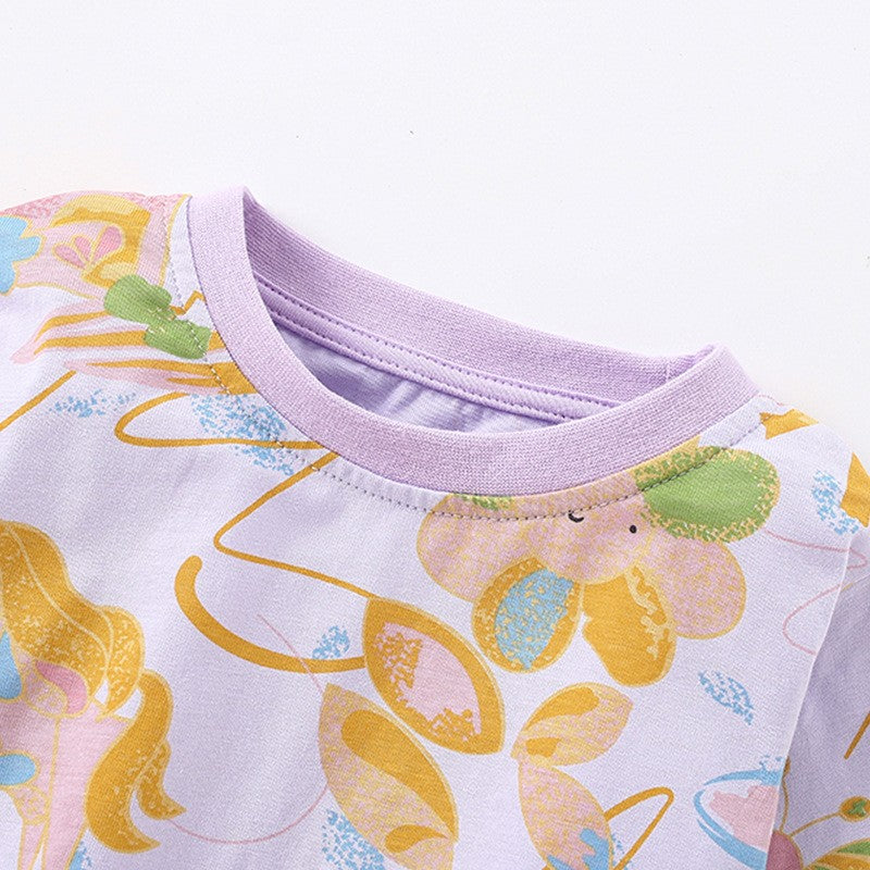 Toddlers & Kids Cheerful Day Pajama Set for Girls