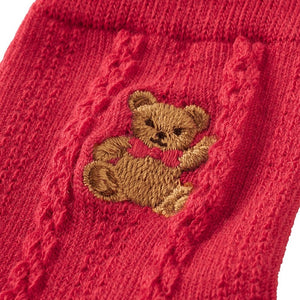 Classic Knit Teddy Bear Socks – Baby & Toddler Unisex Collection
