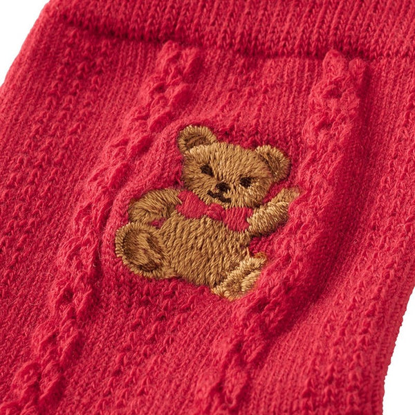 Classic Knit Teddy Bear Socks – Baby & Toddler Unisex Collection