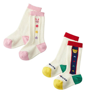 Baby Boy and Girl Adorable Character Mid-Calf Socks