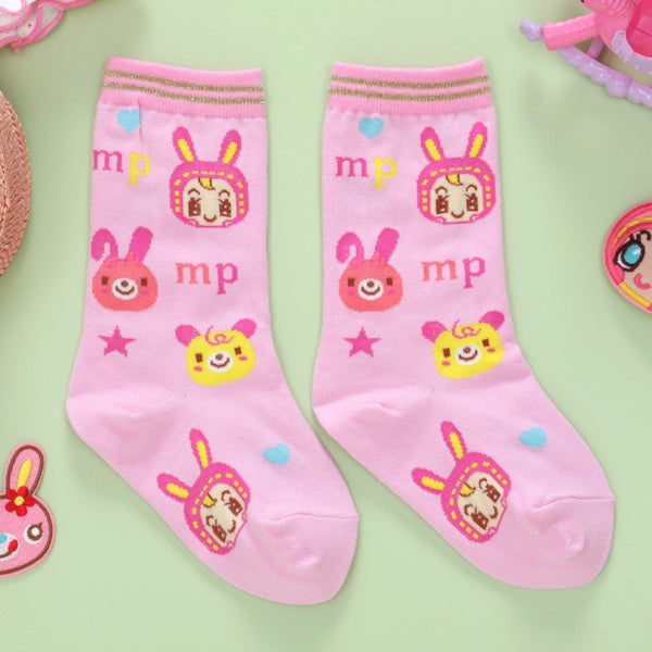 Sweet Bunny Friends Character Socks for Baby, Toddler & Kids Girl