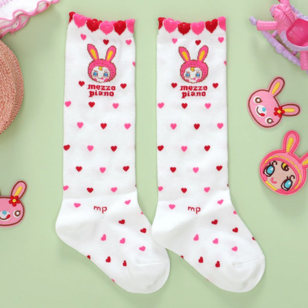Sweet Bunny Friends Character Socks for Baby, Toddler & Kids Girl