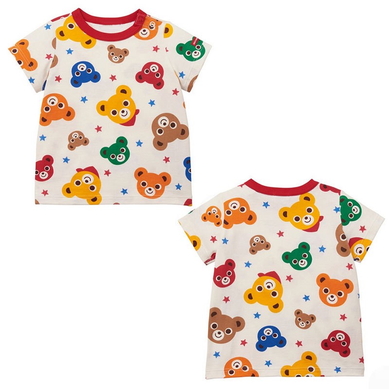 Unisex Adorable Teddy Bear Print T-Shirt – Baby to Kids Sizes