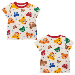 Unisex Adorable Teddy Bear Print T-Shirt – Baby to Kids Sizes