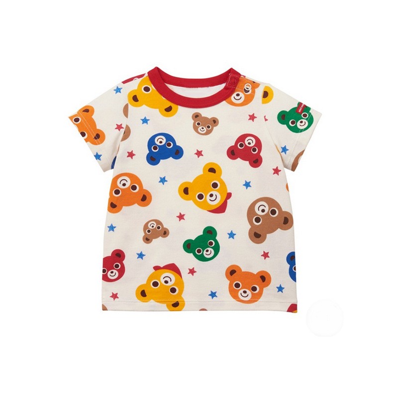 Unisex Adorable Teddy Bear Print T-Shirt – Baby to Kids Sizes
