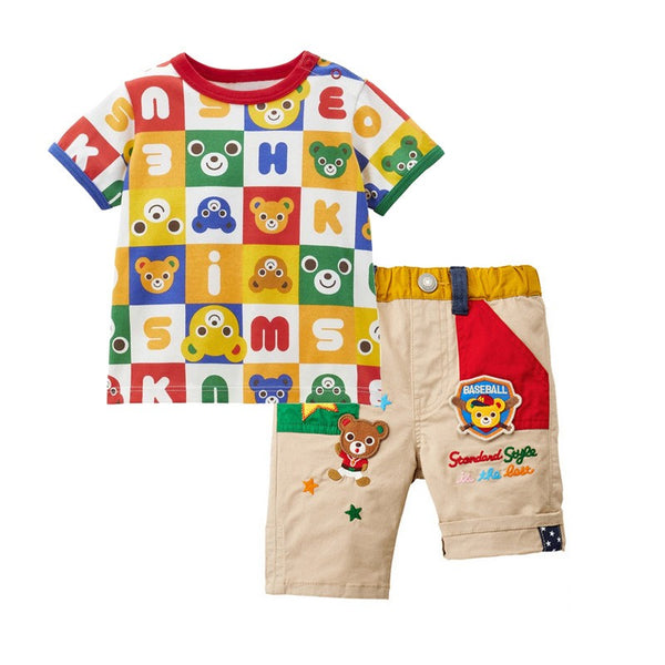 Boy and Girl Alphabet Animal Print T-Shirt for Baby, Toddler & Kids