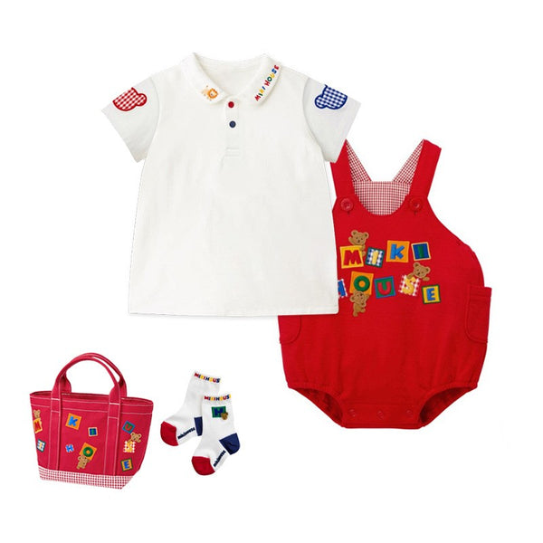 Boy and Girl Adorable Polo Shirt with Colorful Details for Baby, Toddler & Kids