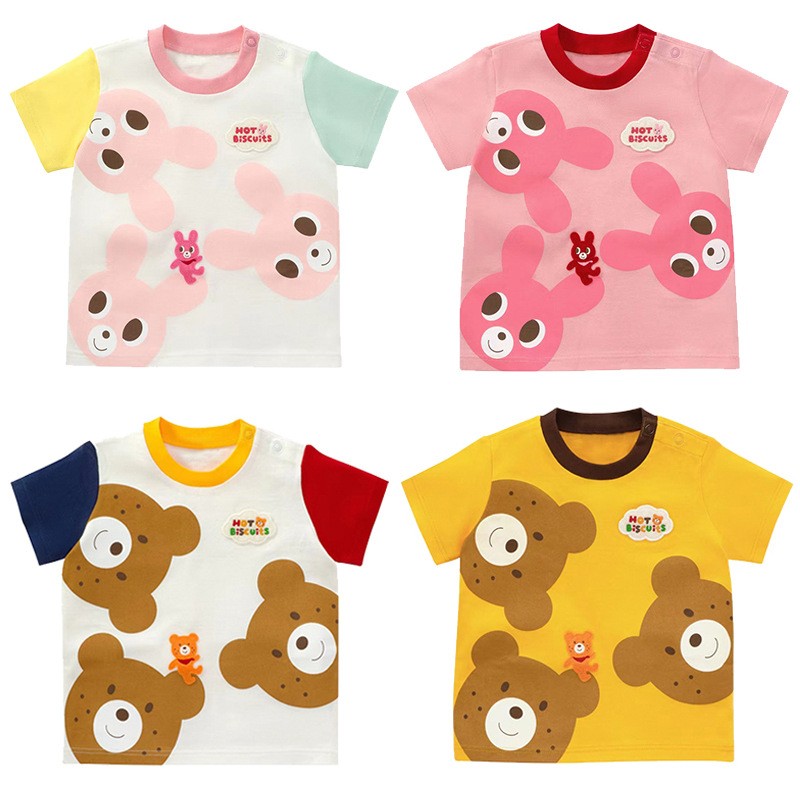 Boy and Girl Adorable Animal Character T-Shirts for Baby, Toddler & Kids