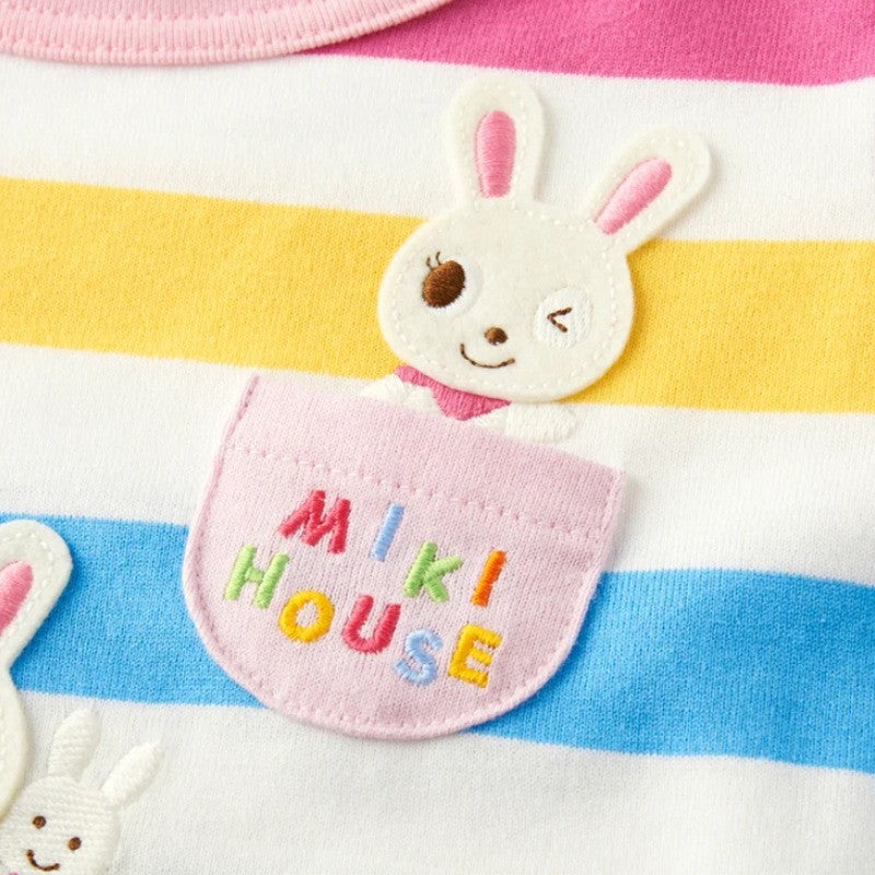 Boy and Girl Adorable Striped Animal Pocket Long-Sleeve Shirt for Baby, Toddler & Kids