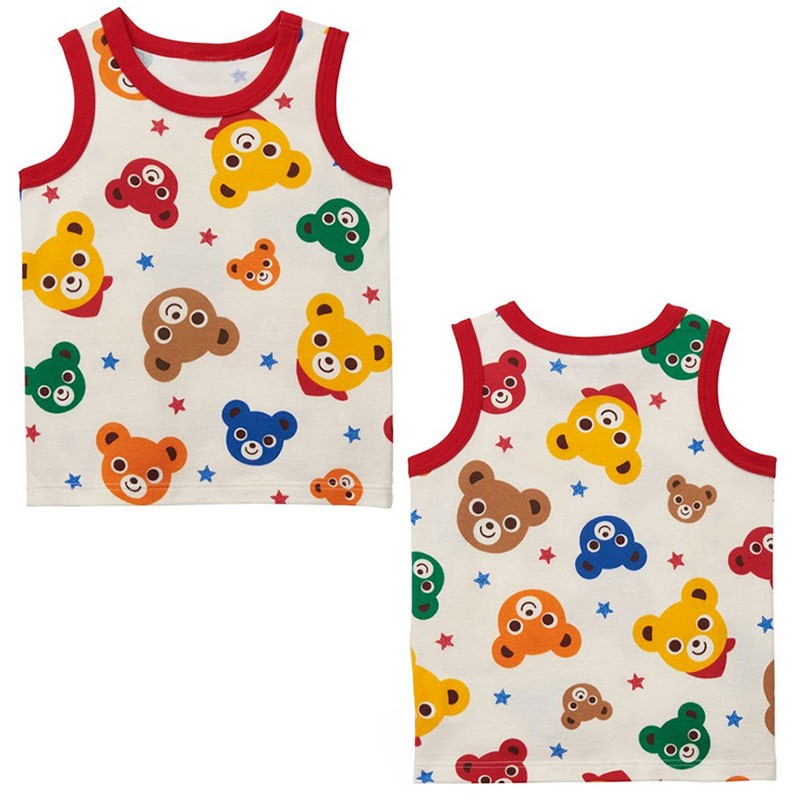 Boy and Girl Adorable Bear Print Tank Top for Baby, Toddler & Kids