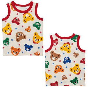 Boy and Girl Adorable Bear Print Tank Top for Baby, Toddler & Kids