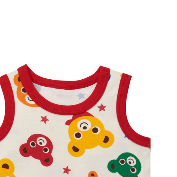 Boy and Girl Adorable Bear Print Tank Top for Baby, Toddler & Kids