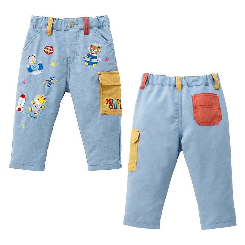 Adorable Cartoon Embroidered Pants for Baby, Toddler & Kids Boy