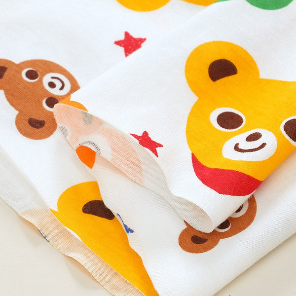 Boy and Girl Adorable Bear Print Romper for Baby & Toddlers