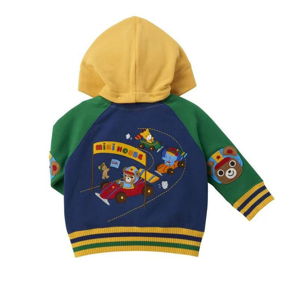 Boys & Girls Adorable Character Hooded Zip-Up Jackets - 2 Years to 7 Years