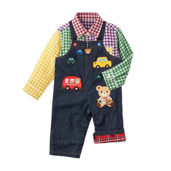 Baby, Toddler & Kids Classic Checkered Gingham Dress Shirt for Boys