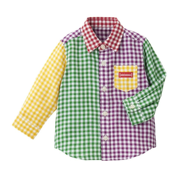 Baby, Toddler & Kids Classic Checkered Gingham Dress Shirt for Boys