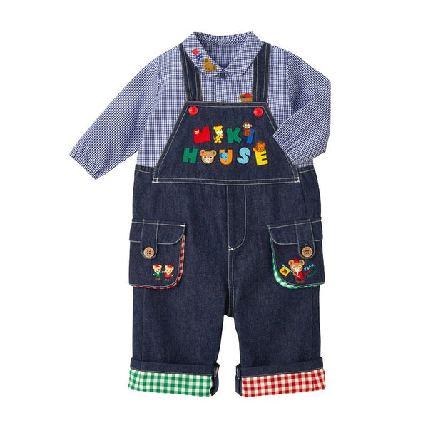 Baby, Toddler & Kids Charming Teddy Bear Gingham Shirts for Boys