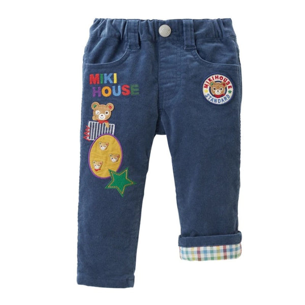 Baby, Toddler & Kids Colorful Appliqué Corduroy Pants for Boys