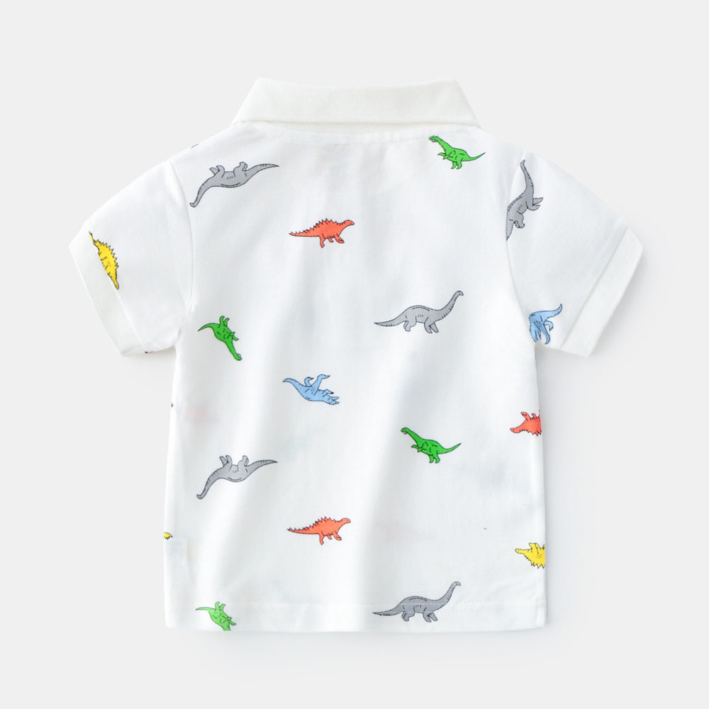 Toddler & Kids Dinosaur Polo Shirts for Boys