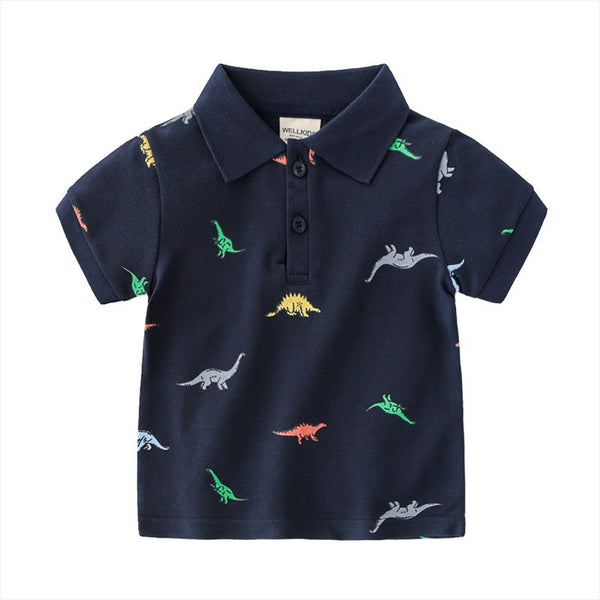 Toddler & Kids Dinosaur Polo Shirts for Boys