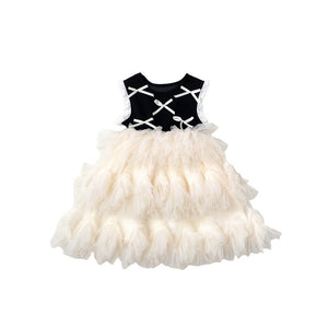 Elegant Swan Princess Tulle Party Dress