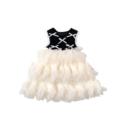 Elegant Swan Princess Tulle Party Dress