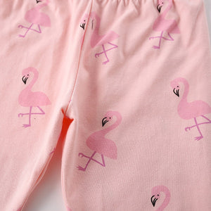 Pink Flamingo Sweatshirt & Pants Set