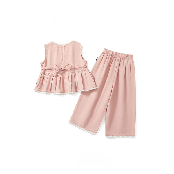 Toddler & Kids Girl Pink Toddler Girl's Sleeveless Top and Pants Set
