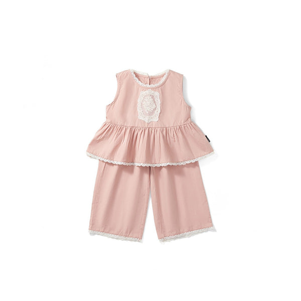 Toddler & Kids Girl Pink Toddler Girl's Sleeveless Top and Pants Set