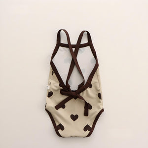Baby & Toddler Heart Print Swimsuit for Girls