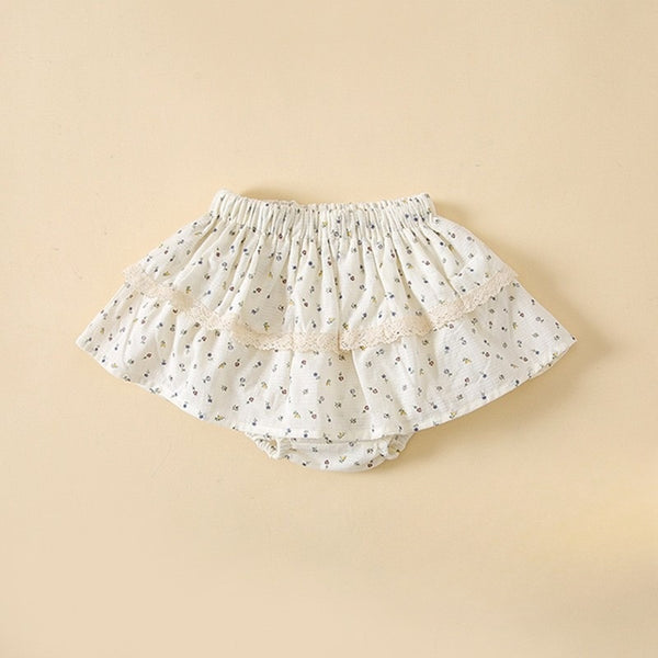 Baby & Toddler Floral Lace Bloomer Skirt for Girls