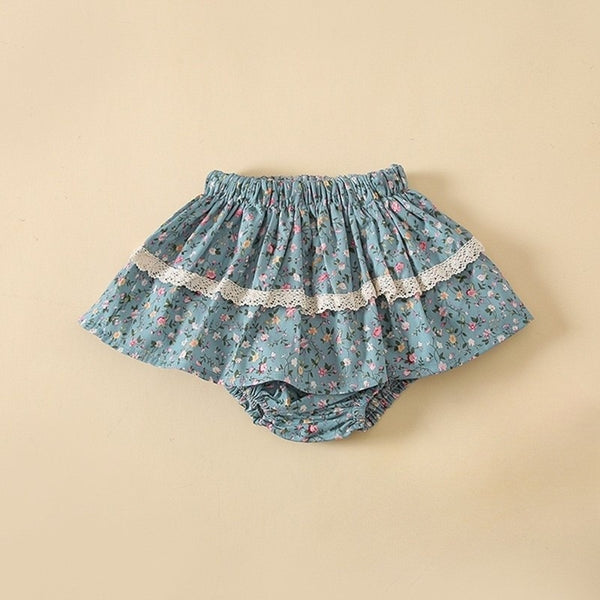 Baby & Toddler Floral Lace Bloomer Skirt for Girls