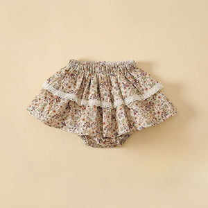 Baby & Toddler Floral Lace Bloomer Skirt for Girls